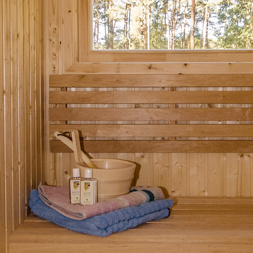 Ferienhaus Kronseewald Sauna